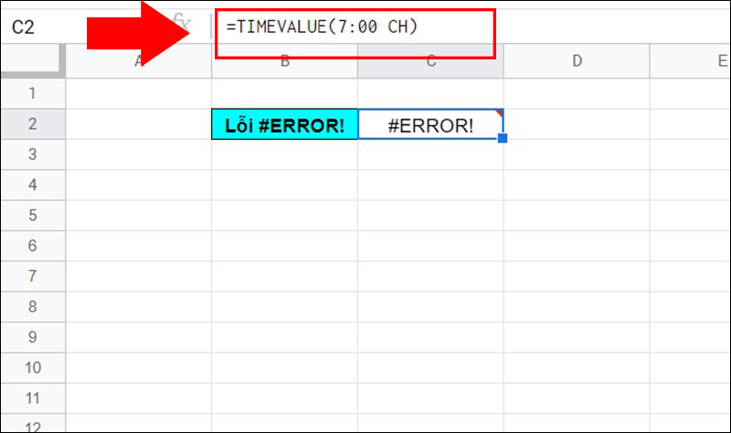 Lỗi #ERROR! do sai c&uacute; ph&aacute;p